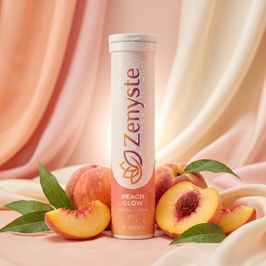 Peach Glow Hydration Tablets · 20 Tablets